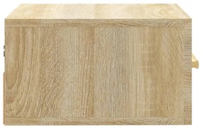 vidaXL Κομοδίνα Επιτοίχια Sonoma Δρυς 35 x 35 x 20 εκ.