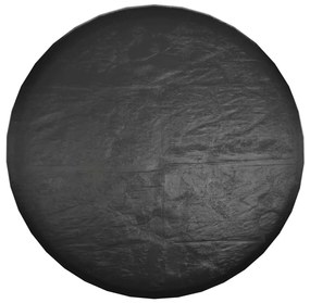 Κάλυμμα Επίπλων Κήπου με 10 Κρίκους Στρογγυλό Ø205 x 90 εκ. - Μαύρο