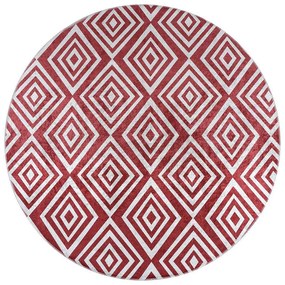 ΠΑΙΔΙΚΟ ΧΑΛΙ ΡΟΤΟΝΤΑ 140x140cm BEAUTY HOME - AZELIE 9762 RED