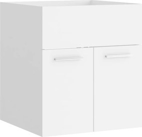 vidaXL Ντουλάπι Νιπτήρα Λευκό 41x38,5x46 εκ. από Επεξεργασμένο Ξύλο