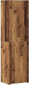 vidaXL Highboard 2 pcs Παλιό ξύλο 50 x 42,5 x 185 εκ.