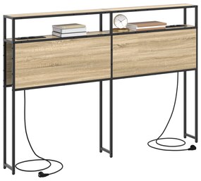 vidaXL Κεφαλάρι Αποθήκης Sonoma Oak 135 εκ. Επεξεργασμένο ξύλο