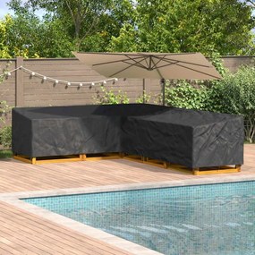 vidaXL Κάλυμμα επίπλων εξωτερικού χώρου 330 x 255 x 80 εκ.