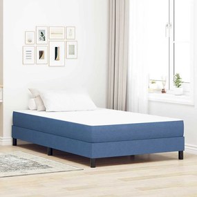 vidaXL Στρώμα Κρεβατιού με στρώμα Μπλε 120 x 200 cm ύφασμα
