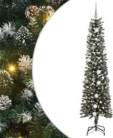 vidaXL Τεχνητό Χριστουγεννιάτικο Δέντρο με 300 LED Πράσινο 210 cm