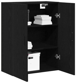 vidaXL Ντουλάπα τοίχου Επιτοίχιο Μαύρη Οξυά 69,5 x 34 x 90 εκ.
