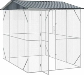 vidaXL Κλουβί Πουλιών Ανθρακί 227 x 310 x 247 εκ