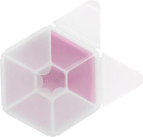 Φαγητοδοχείο Με Χωρίσματα Melii Hexagon Pink 23700