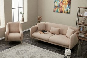 3-Seat Sofa-Bed Simena - Beige Beige
Gold