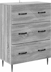 vidaXL Ντουλάπι με Συρτάρια 66 x 34,5 x 89,5 εκ Επεξεργασμένο Ξύλο