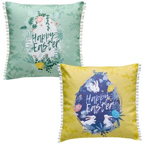 Πασχαλινή Μαξιλαροθήκη 2 Όψεων (50x50) Kentia Easter 24 04
