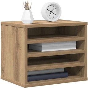 vidaXL Οργανωτής Γραφείου Artisan Oak 36 x 26 x 29,5 εκ