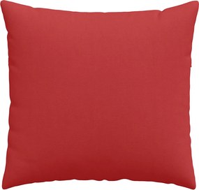 vidaXL Μαξιλάρι Καναπέ 2 pcs Κόκκινο 50 x 50 cm ύφασμα