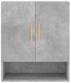vidaXL Ντουλάπι Τοίχου Γκρι Σκυρ. 60x31x70 εκ. Επεξεργασμένο Ξύλο