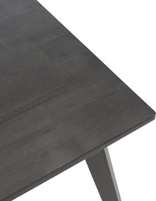 Τραπέζι Benson MDF με καπλαμά  χρώμα rustic grey 80x80x75εκ 80x80x75 εκ.