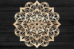 Σετ των 2 Intra απο ξύλο plywood 3mm-4mm πάχος 3D Mandala για Cricut Δίασταση 30x30 cm INTRAFABR-73583219