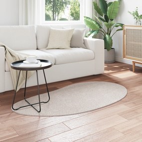 vidaXL Χαλί χώρου Άμμος 80x150 εκ. Πολυεστέρα Αντιολισθηρό