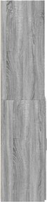 vidaXL Ντουλάπι Γκρι Sonoma 70x42,5x185 εκ. από Επεξεργασμένο Ξύλο
