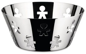 Φρουτιέρα - Ψωμιέρα Girotondo AKK04 Φ20,5x8,8cm Μεταλλική Silver Alessi Metal