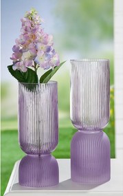 Βάζο ArteLibre Μοβ Γυαλί 26cm