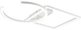 Φωτιστικό Οροφής - Πλαφονιέρα Pivot R62162131 23,5W Led 54x42x7cm White Mat RL Lighting Metal
