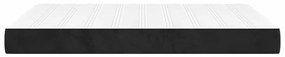 vidaXL Στρώμα με Pocket Springs Μαύρο 140x220x20 εκ. Βελούδινο