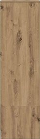 vidaXL Ντουλάπα τεχνίτης Δρυς 29,5x34x119,5 εκ. από Επεξεργασμένο Ξύλο