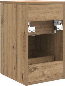 vidaXL Ντουλάπι Μπάνιου Ενδιάμεσο Artisan Δρυς 30 x 35 x 50 εκ.