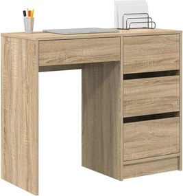 vidaXL Γραφείο Δρύς Sonoma Επεξεργασμένο Ξύλο 90 x 37.5 x 75 εκ