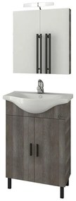 Bathroom Set LUNA 55 Γκρί Ανοιχτό