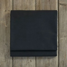 Σεντόνι Superior Satin Με Λάστιχο Black Nima Queen Size 165x240cm 100% Cotton Satin