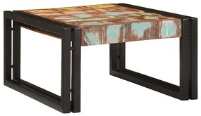 vidaXL Ράφι μπάνιου με ράφι 60 x 50 x 23 εκ Στερεό ξύλο μάγκο, σίδηρος