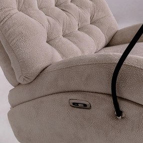 Recliner Dream Electric - Cream Cream