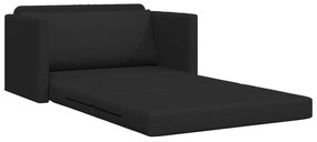 vidaXL Καναπές Κρεβάτι 2 σε 1 Μαύρος 124x71x78 εκ. Υφάσματος