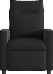 vidaXL Πολυθρόνα Ανακλινόμενη Μαύρη Υφασμάτινη