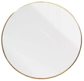 Καθρέπτης Τοίχου Roundy 11-0479 Φ80cm Gold Αλουμίνιο,Γυαλί