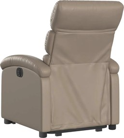 vidaXL Πολυθρόνα Ηλεκ.Ανακλινόμενη με Ανύψωση Συνθ. Δέρμα