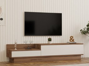 Έπιπλο Τηλεόρασης Πεύκο Atlantic / Λευκό BARKO 160x35x35