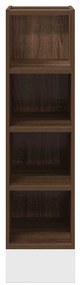 vidaXL Ντουλάπι Δαπέδου Riga Καφέ Δρυς 20x44,5x81,5 εκ. Μοριοσανίδα