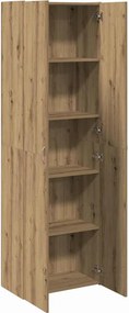 vidaXL Ντουλάπι Αρτισιανή Δρυς 60x32x190 εκ. από Επεξεργασμένο Ξύλο