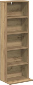 vidaXL Ντουλάπα CD Artisan Δρυς 33 x 23,5 x 97,5 εκ.