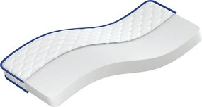 vidaXL Στρώμα με Αφρό Μνήμης Λευκό 80x160x17 εκ. μαλακό