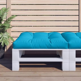 vidaXL Μαξιλάρι Παλέτας Μπλε 70 x 70 x 12 εκ. Υφασμάτινο