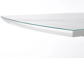 BLANCO extension table, color: white marble - white DIOMMI V-CH-BLANCO-ST