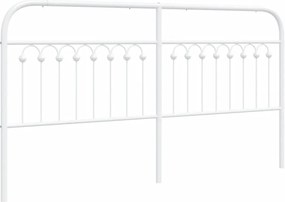 vidaXL Ανταλλακτικό κεφαλάρι Λευκό 180 εκ. Μεταλλικό