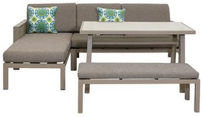 Σετ Κήπου Iowa Fylliana 4 τεμ Μπέζ