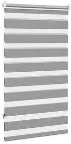 vidaXL Ρόλερ Zebra Γκρι 70 x 120cm