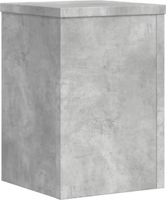 vidaXL Βάση φυτών 2 τεμ. Γκρι Σκυροδέματος 20 x 20 x 30 cm