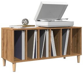 Έπιπλο Δίσκων τεχνίτης Δρυς 100x38x48 εκ από Επεξεργασμένο Ξύλο