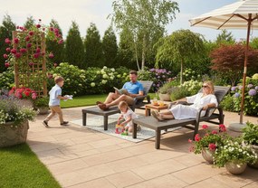 Ξαπλώστρα Concavo-Καφε σκούρο